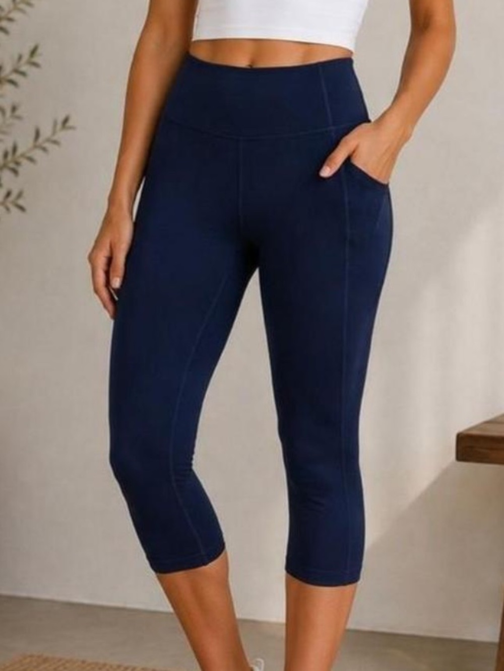 DSG Women's Dark Navy High-Rise Active Leggings